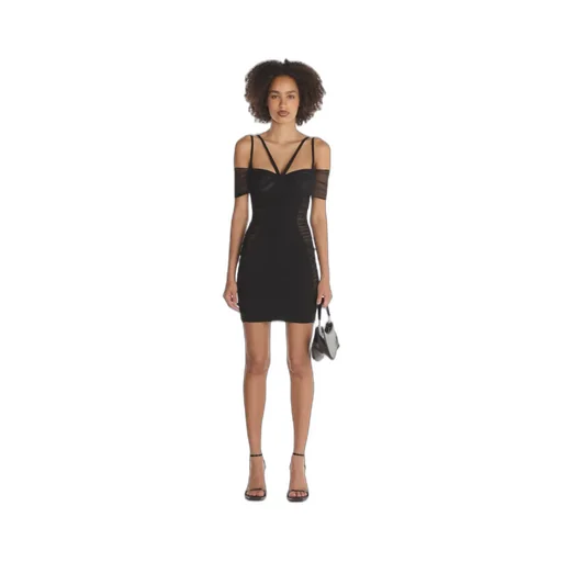 Ruched Halter Mini Dress