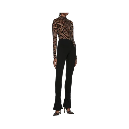 Cut-Out Flared Trousers