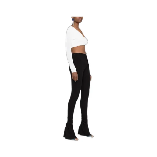 Cut-Out Flared Trousers