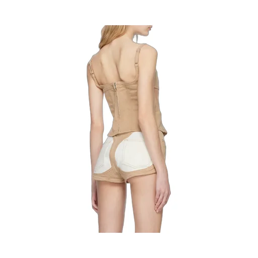 Front Hollowed-Out Detail Vest