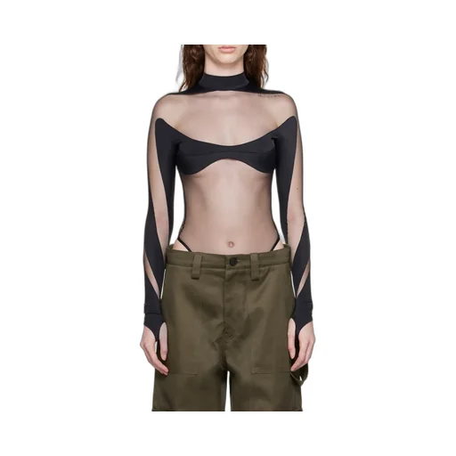 Illusion Panelled Bodysuit