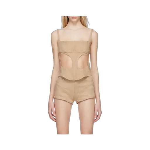 Front Hollowed-Out Detail Vest