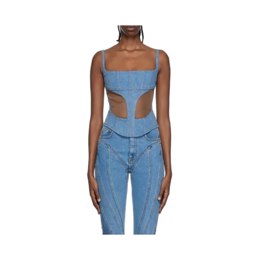 Front Hollowed-Out Detail Vest