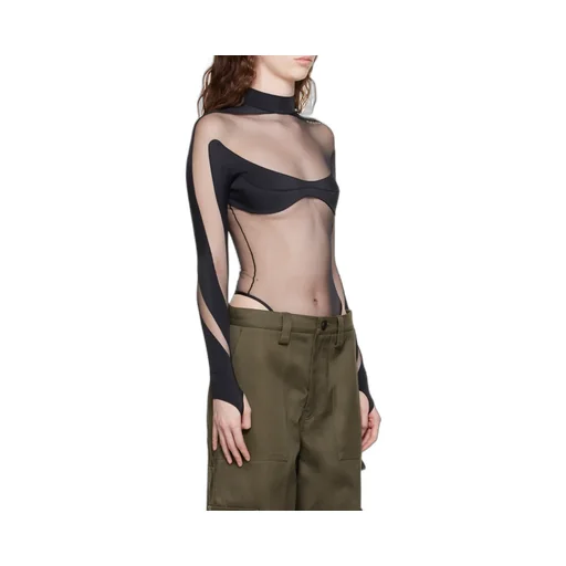 Illusion Panelled Bodysuit