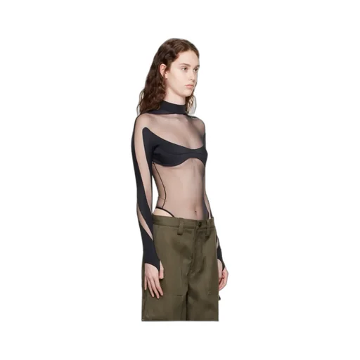 Illusion Panelled Bodysuit