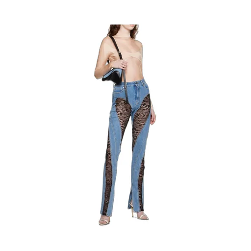 Logo Spliced Jumpsuit