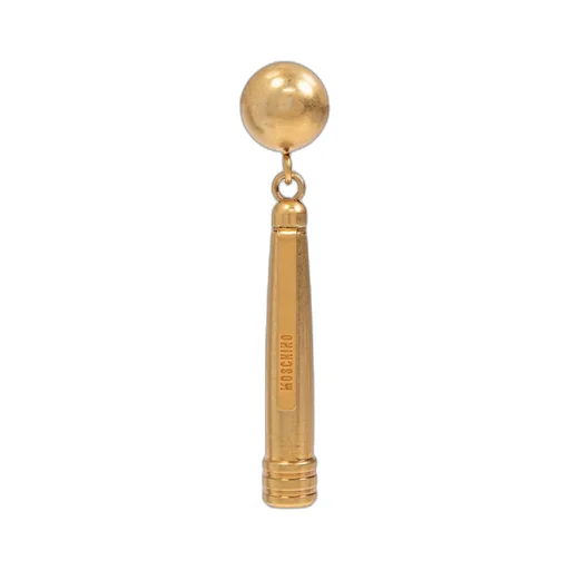 Logo Engraved Pen Motif Earrings