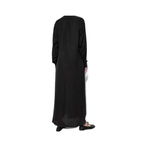 Belted Long-Sleeved Dress