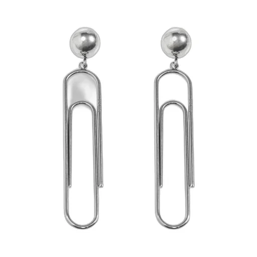 Logo Engraved Clip-On Earrings