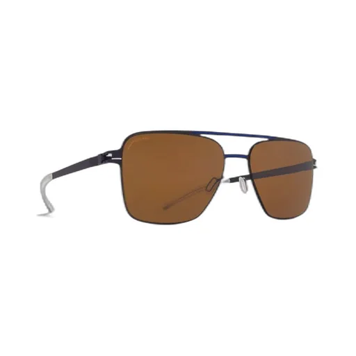 Pilot-Frame Double-Bridge Sunglasses