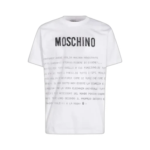 Slogan Printed Crewneck T-Shirt