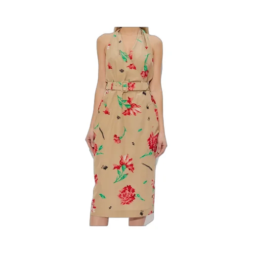 Floral-Motif Dress