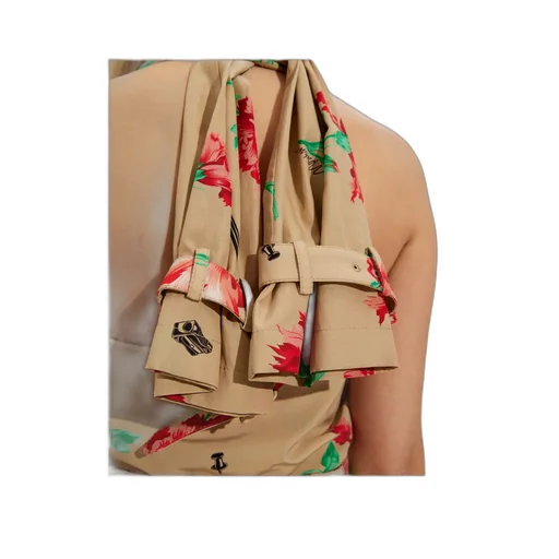 Floral-Motif Dress