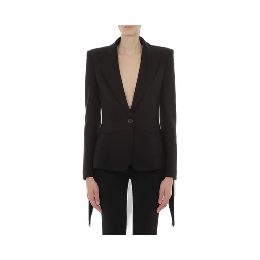 Fringe Detailed Blazer