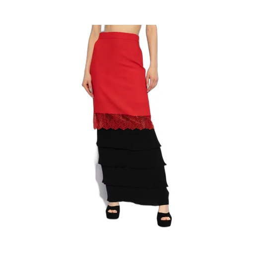 Layered Lace Detailed Skirt