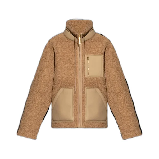 Stand-Up Collar Shearling Jacket
