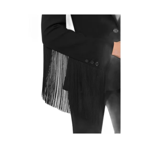Fringe Detailed Blazer