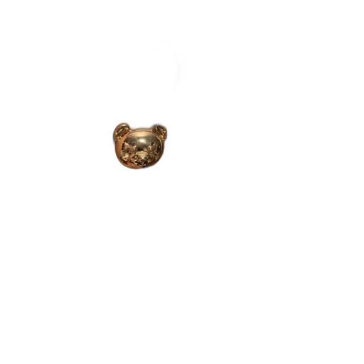 Teddy Bear Engraved Clip-On Earrings