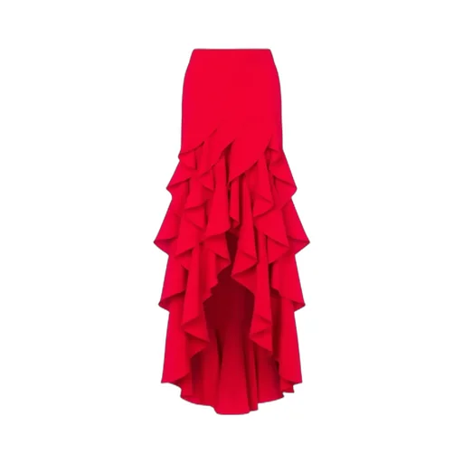 Tiered Asymmetric Skirt