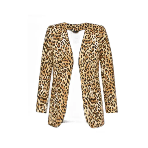 Leopard Print Blazer