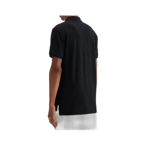 Teddy Bear-Printed Short-Sleeved Polo Shirt