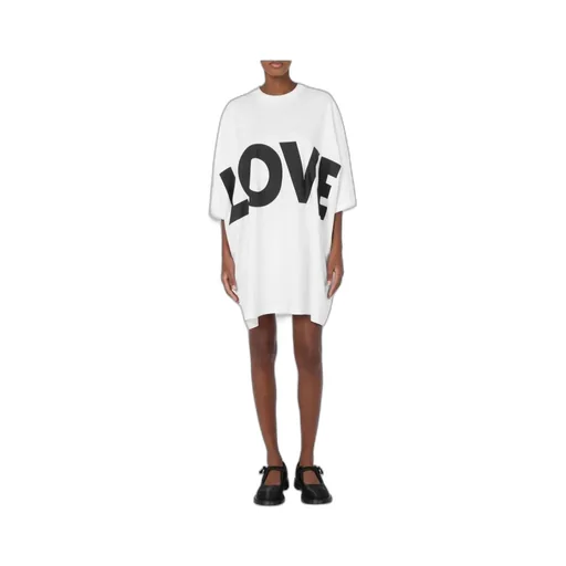 Logo-Print Cotton Dress