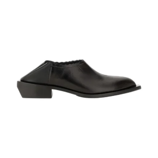Scallop-Edge Slip-On Loafers