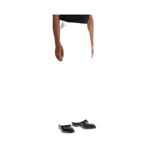 Logo Patch Wide Leg Pants
