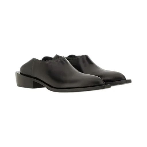 Scallop-Edge Slip-On Loafers