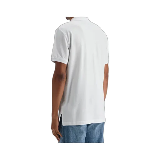 Teddy Bear-Printed Short-Sleeved Polo Shirt