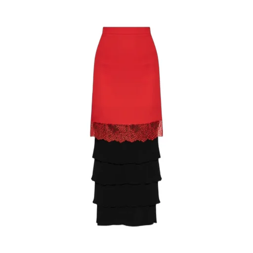 Layered Lace Detailed Skirt