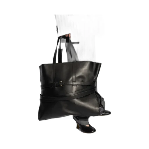 Logo Embossed Tote Bag