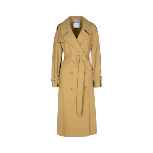 Double Breasted Belted Trench Coat