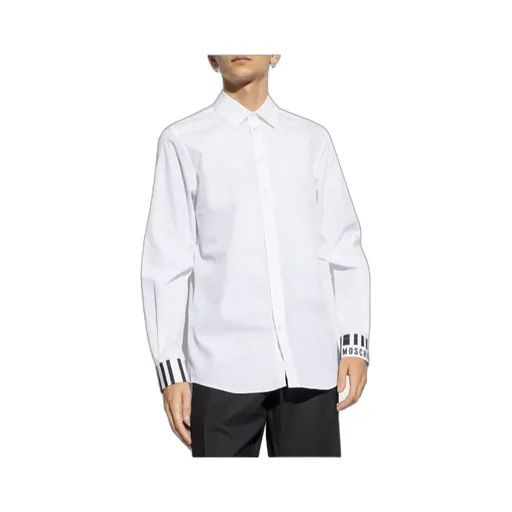 Logo Printed Curved Hem Shirt