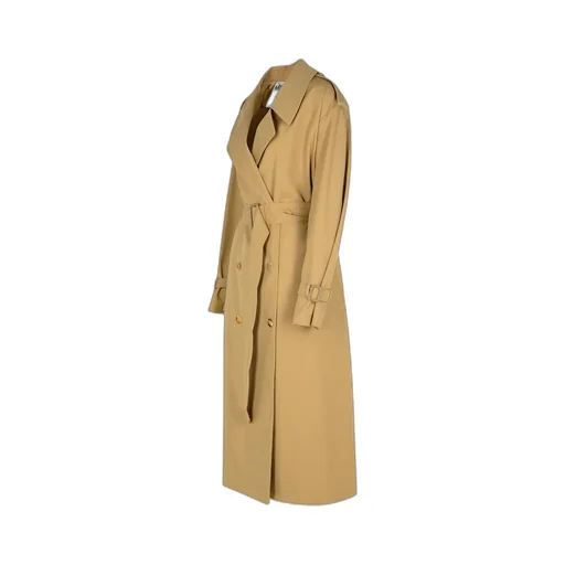 Double Breasted Belted Trench Coat