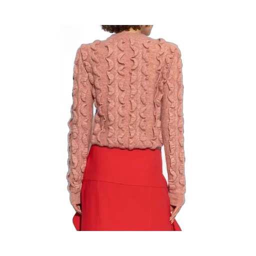 Ruffled Crewneck Jumper