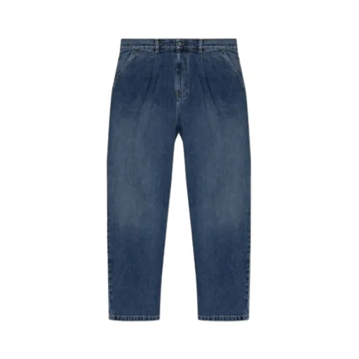 Logo Patch Wide-Leg Jeans