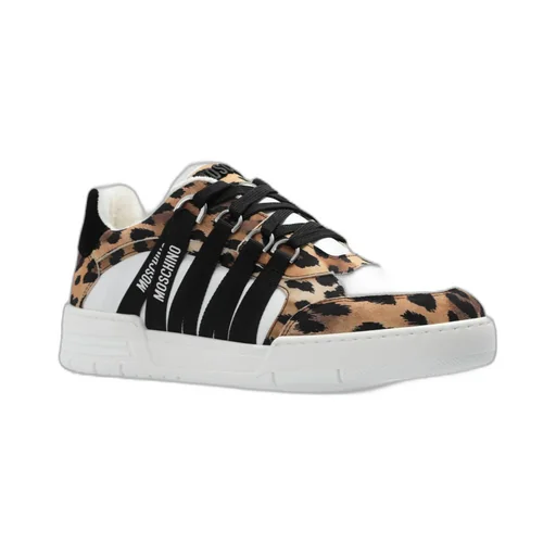 Leopard Print Low-Top Sneakers