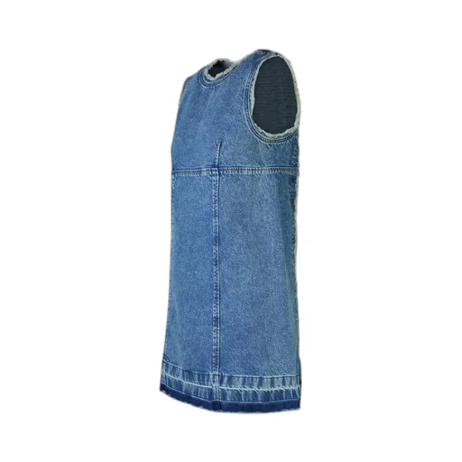 Sleeveless Denim Mini Dress