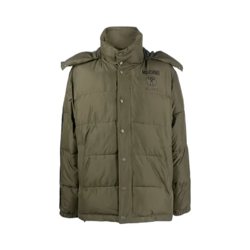 Logo-Print Padded Jacket