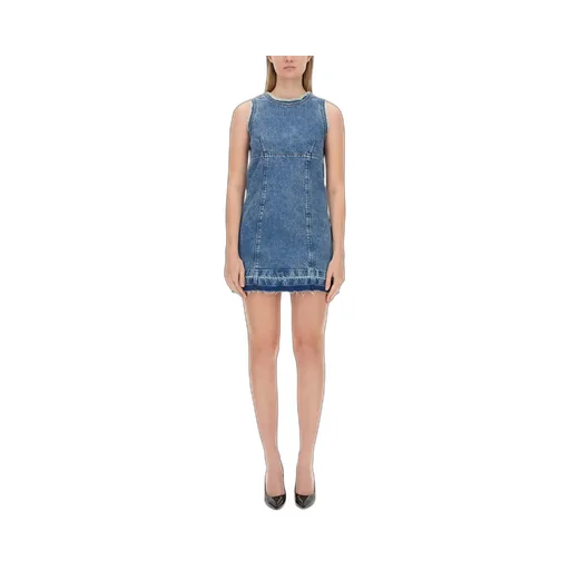 Sleeveless Denim Mini Dress