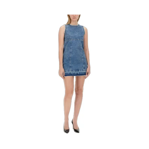 Sleeveless Denim Mini Dress