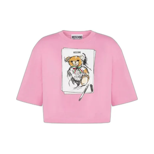 Logo Printed Cropped T-Shirt