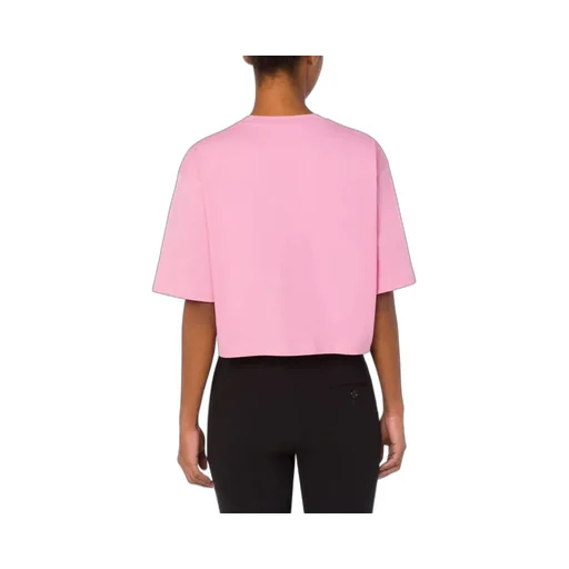 Logo Printed Cropped T-Shirt