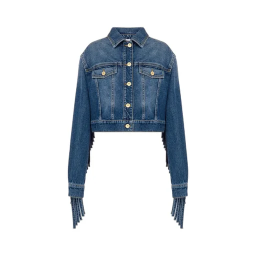 Fringed Denim Jacket