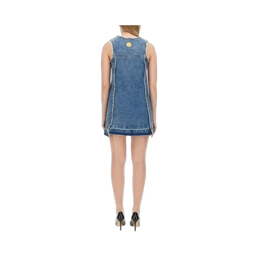 Sleeveless Denim Mini Dress