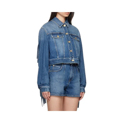 Fringed Denim Jacket