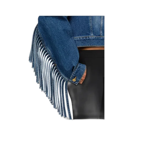 Fringed Denim Jacket