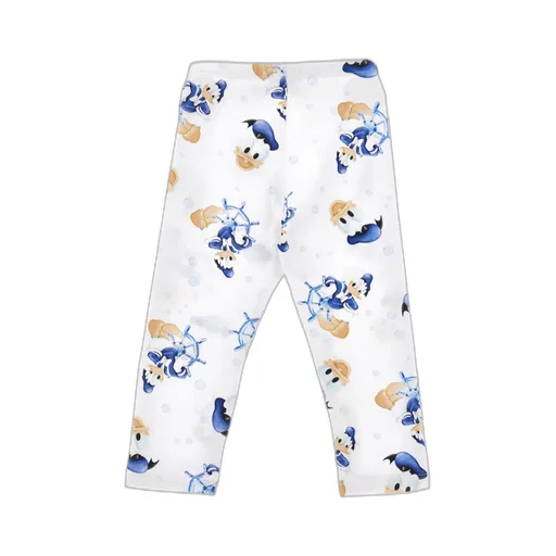 Motif-Print Cotton Leggings