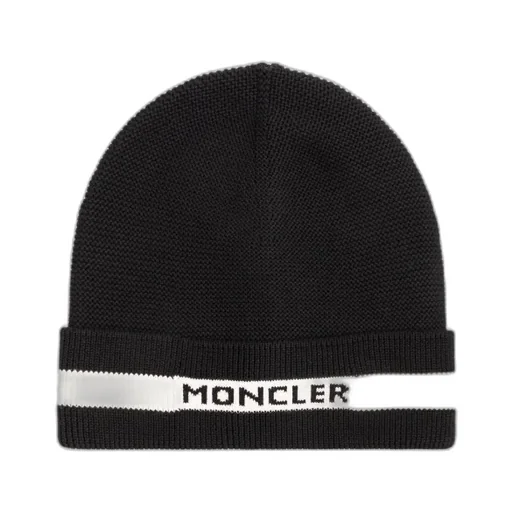 Logo Intarsia Knit Beanie
